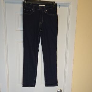 Levi's Dark Blue Straight Leg Jeans